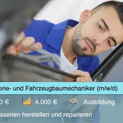 Gehalt Karosserie und Fahrzeugbaumechaniker: Was Sie wirklich verdienen können