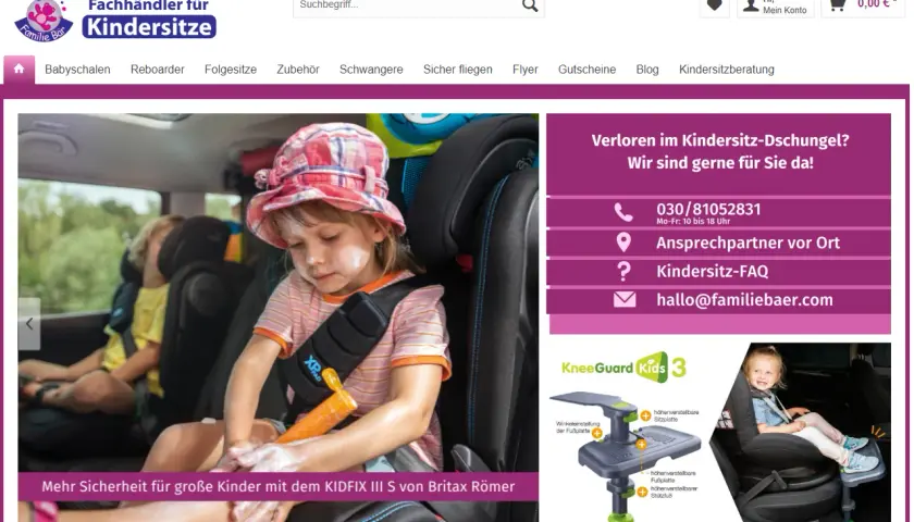 Sichere Kindersitze mit 2 Punkt Sicherheitsgurt für Ihr Auto finden