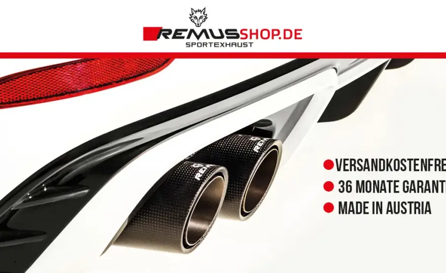 Erlebe die Vorteile von Remus Auspuffanlagen für dein Fahrzeug